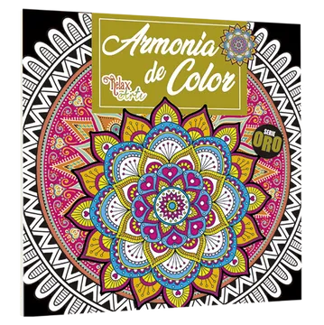 Libro Armonía de Color De Relax Arte Oro