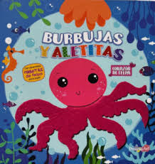 BURBUJAS Y ALETITAS. CON DIVERTIDAS FORMITAS DE FELPA PARA JUGAR