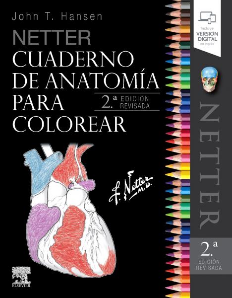 Netter Cuaderno de anatomía para colorear