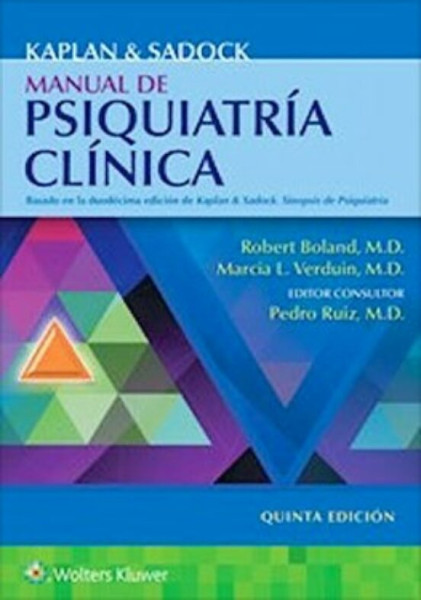 Kaplan y Sadock Manual de Psiquiatría clínica 