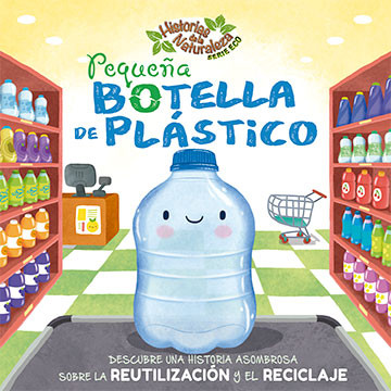 Pequeña botella de plástico